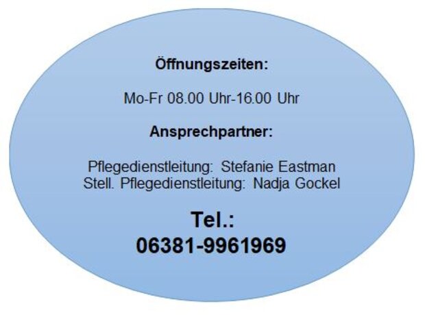 Bild mit öffnungszeiten der sozialstation